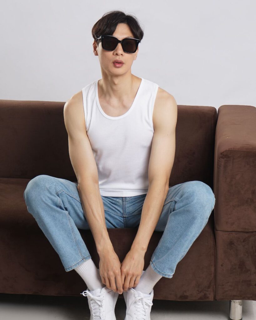 Kaos Tanktop Cowok/Pria Menyerap Keringat